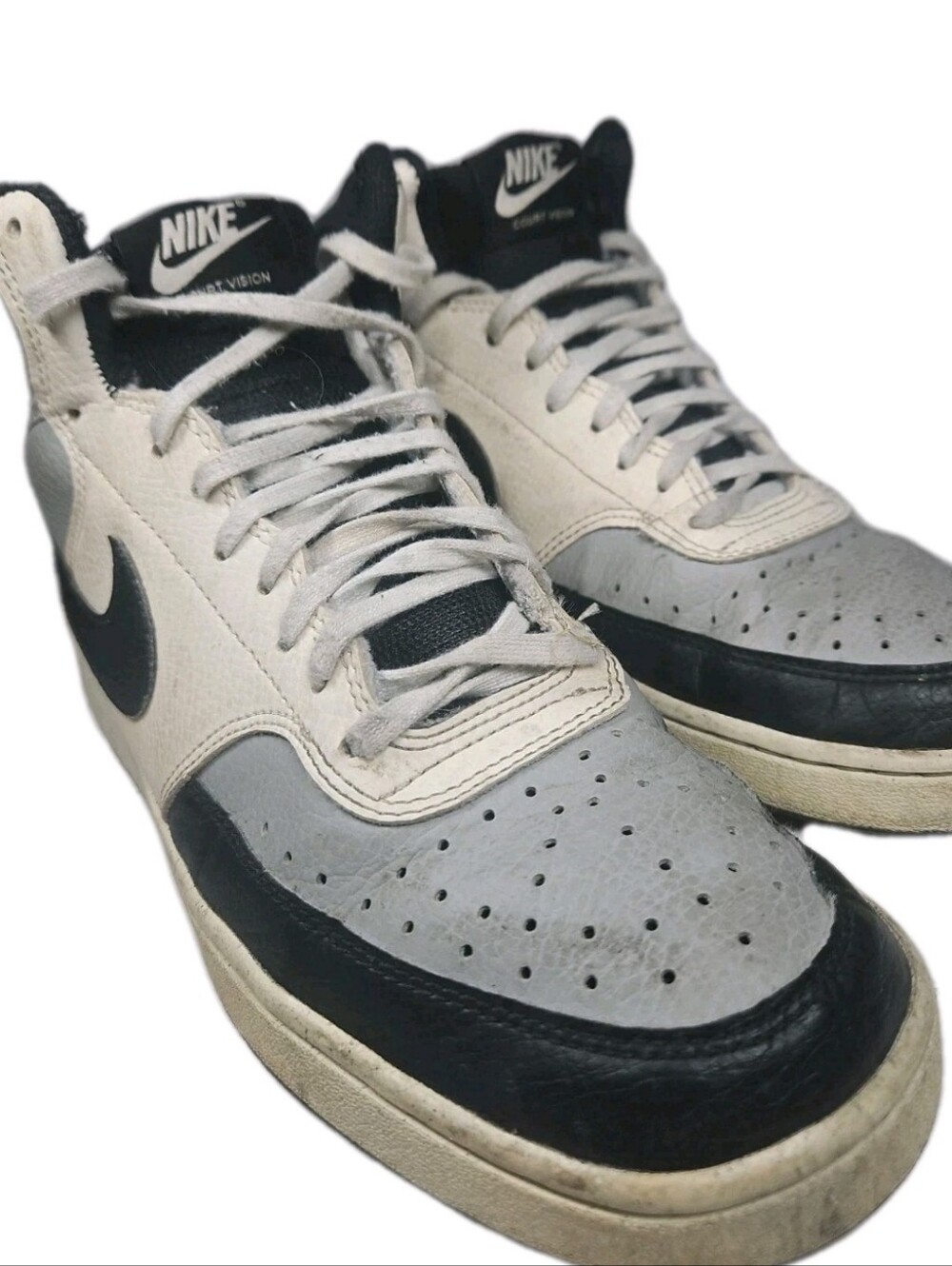 Nike Court Vision BJ Mid Next Nature Gray/Black Sail Size 9 DN3577-002 B/Ball[7D